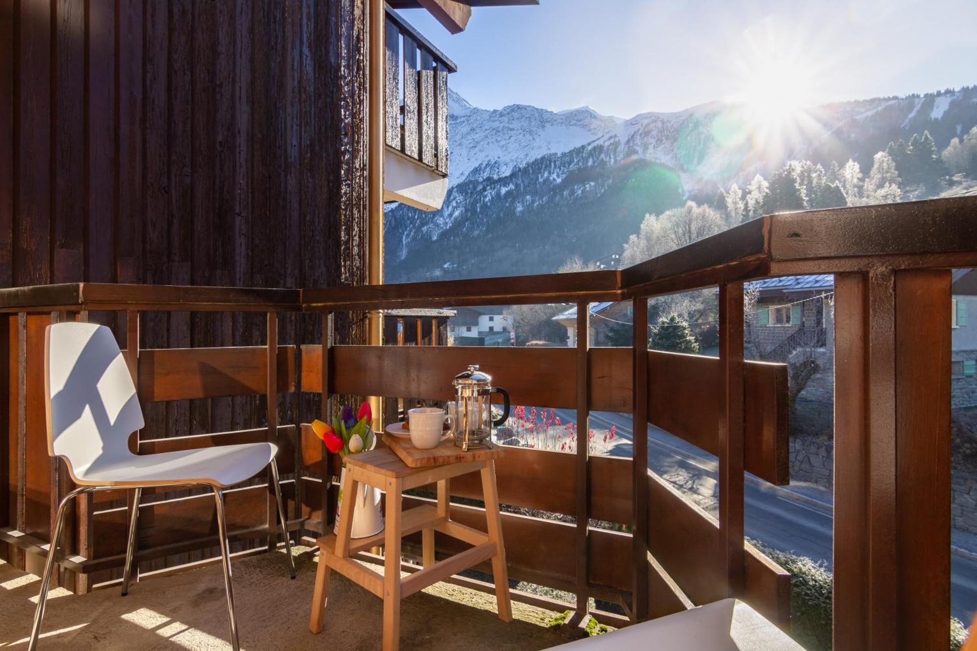 Residence Le Prarion 24A Ski In- Ski Out - Happy Rentals Les Houches Eksteriør billede