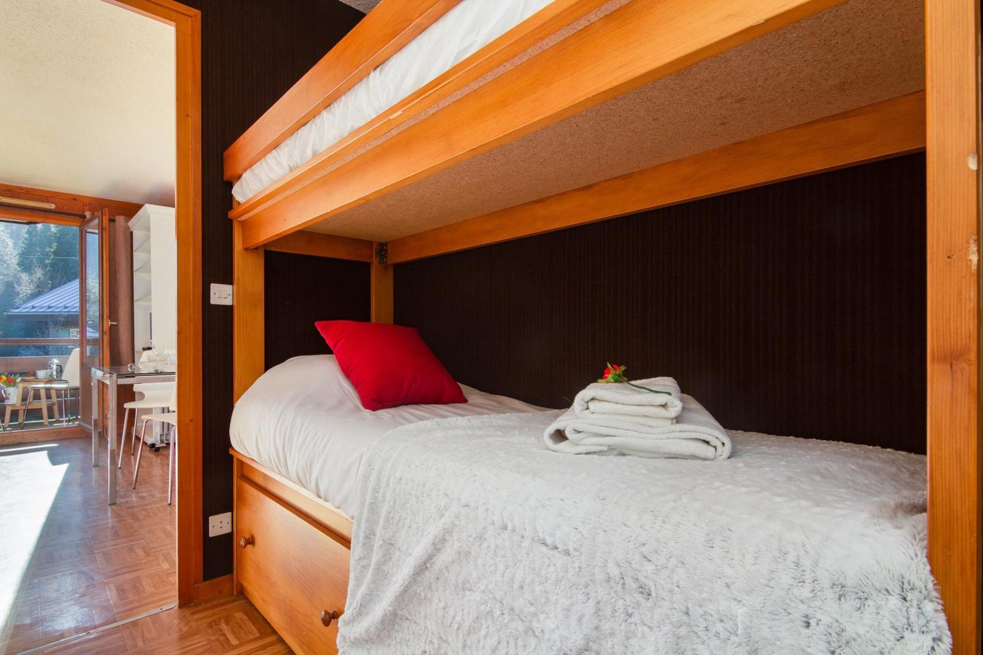 Residence Le Prarion 24A Ski In- Ski Out - Happy Rentals Les Houches Eksteriør billede