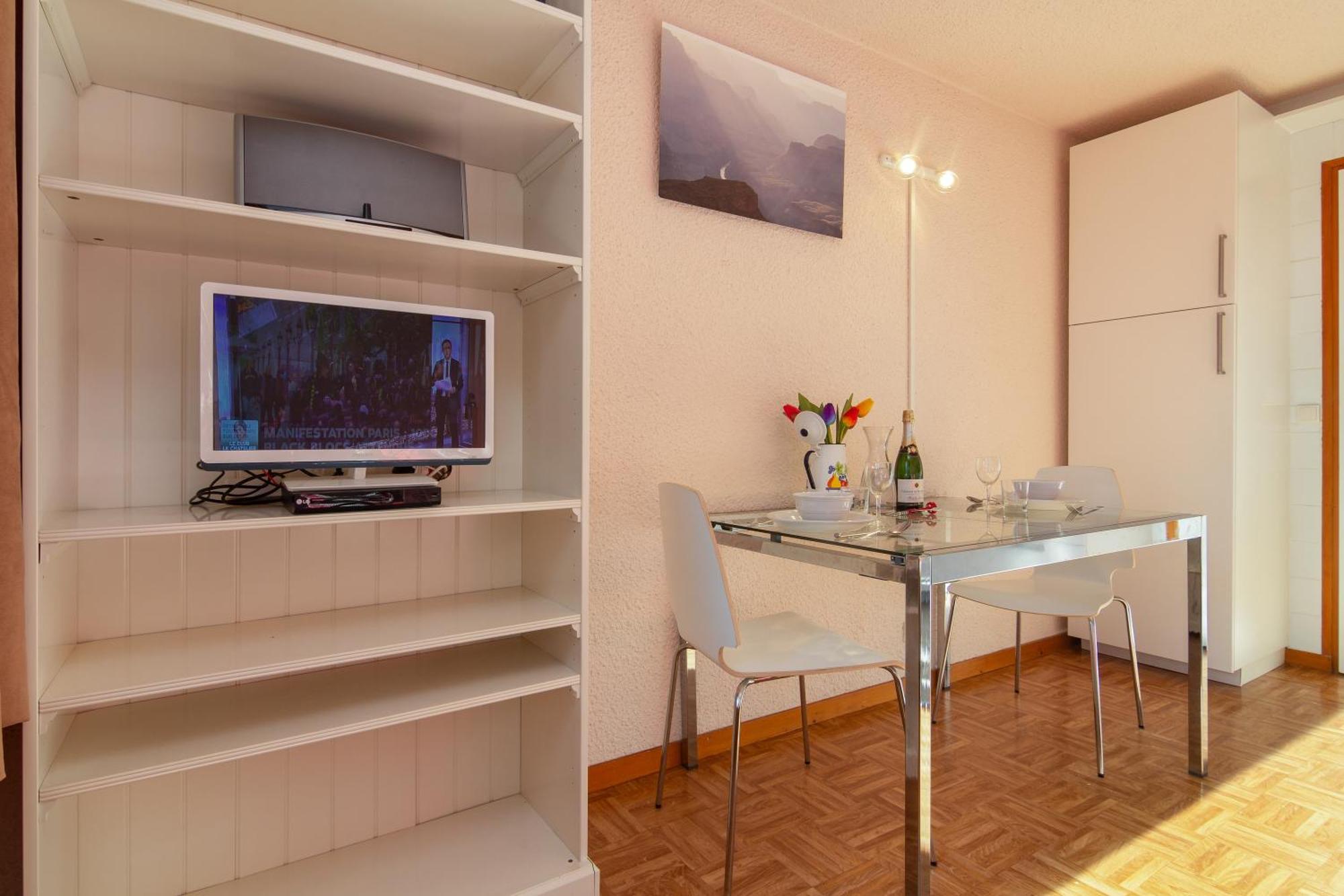 Residence Le Prarion 24A Ski In- Ski Out - Happy Rentals Les Houches Eksteriør billede