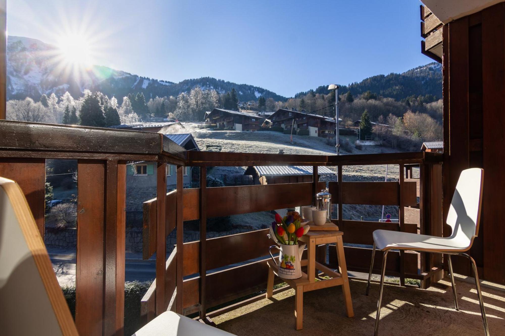 Residence Le Prarion 24A Ski In- Ski Out - Happy Rentals Les Houches Eksteriør billede