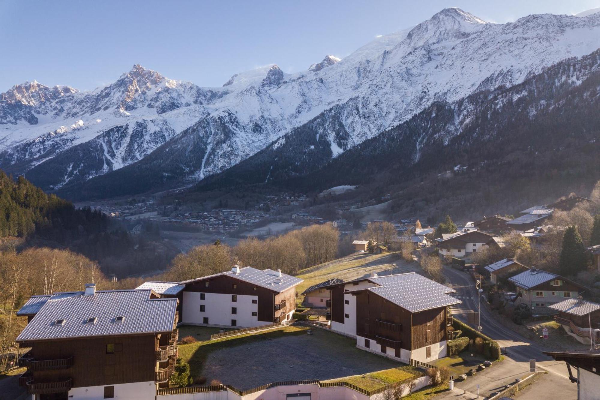Residence Le Prarion 24A Ski In- Ski Out - Happy Rentals Les Houches Eksteriør billede