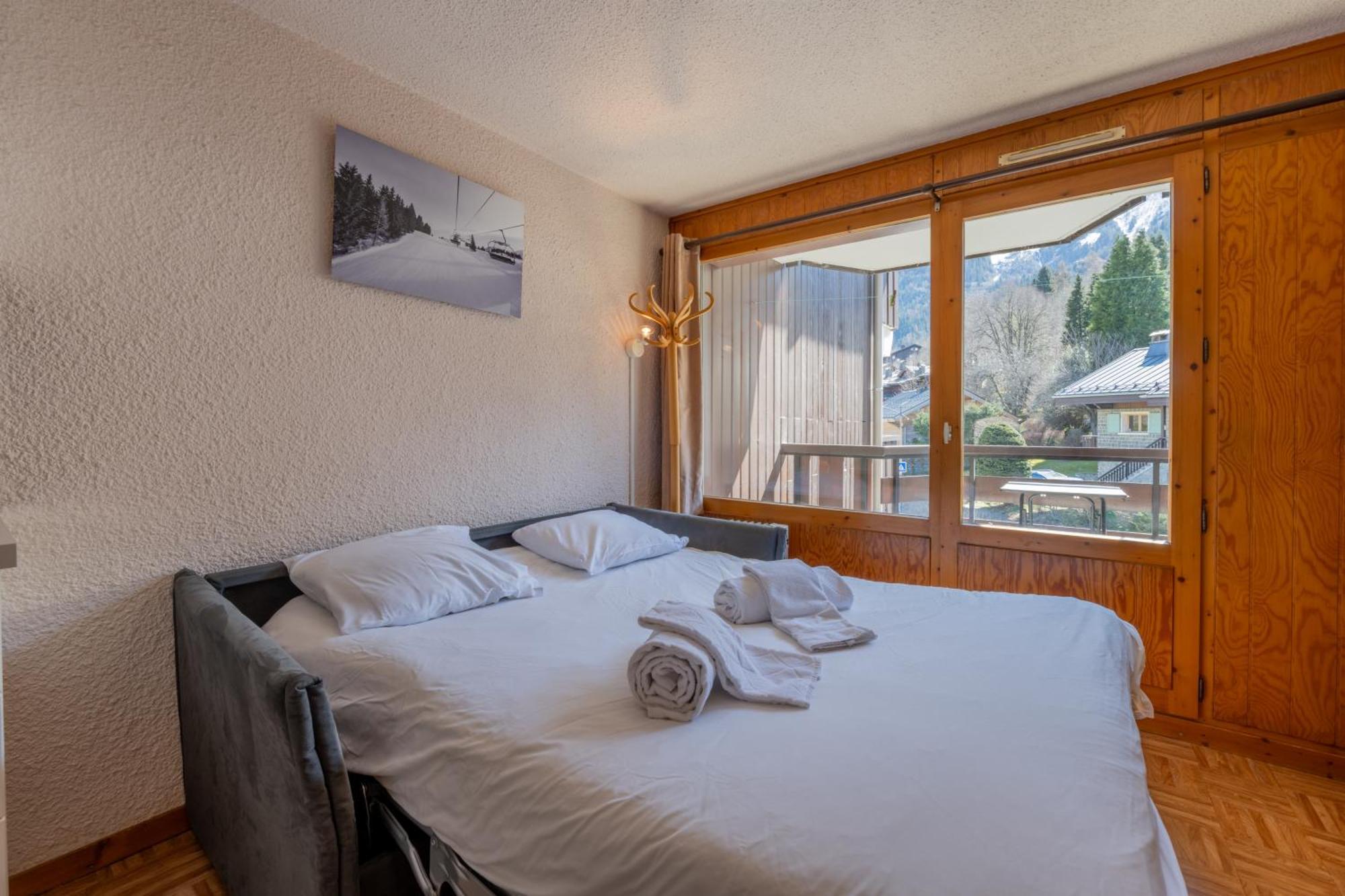 Residence Le Prarion 24A Ski In- Ski Out - Happy Rentals Les Houches Eksteriør billede